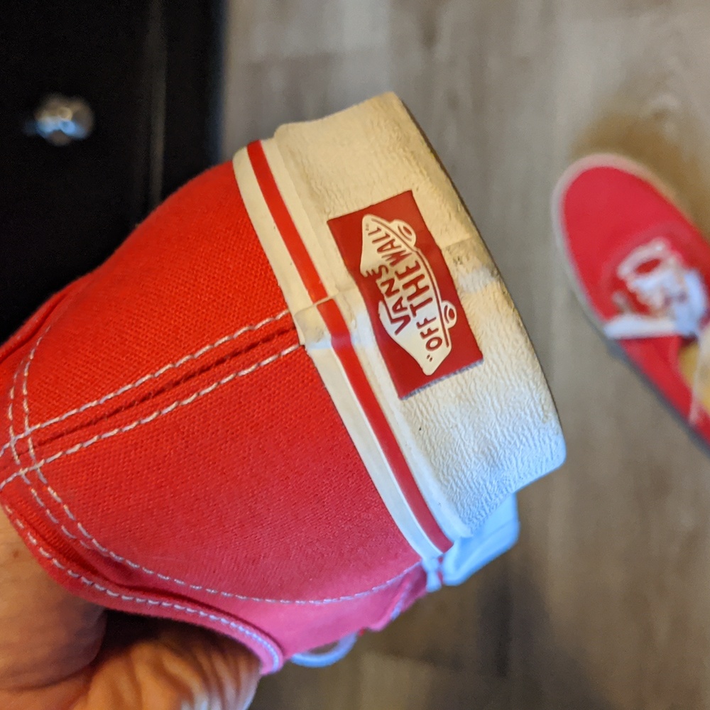 Red Vans - Picture 4 of 6